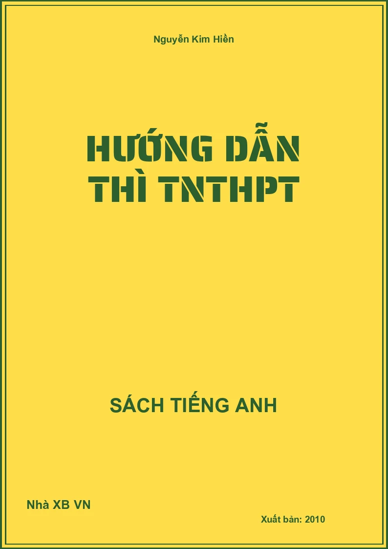 Hướng dẫn thì TNTHPT