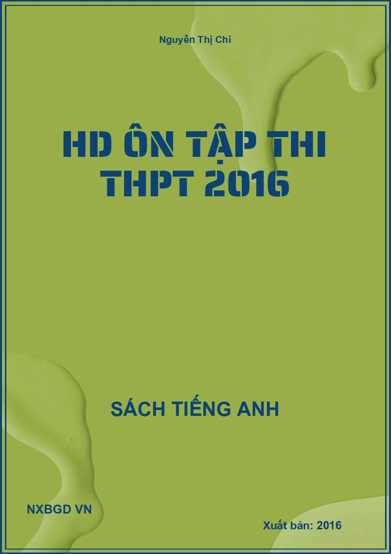 HD ôn tập thi THPT 2016