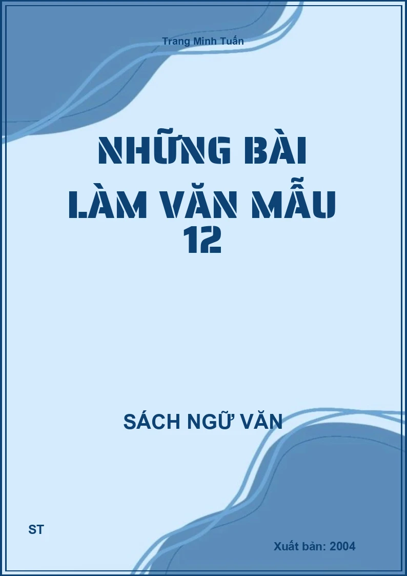 Những bài làm văn mẫu 12