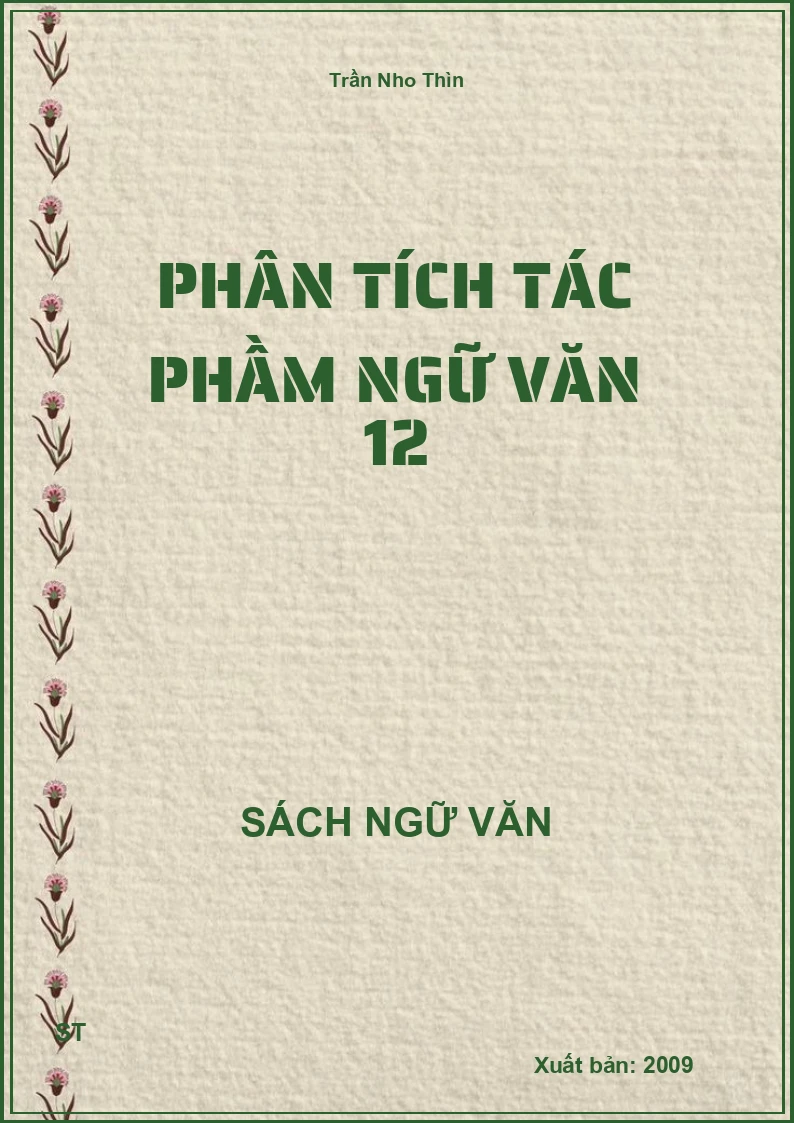 Phân tích tác phầm Ngữ văn 12