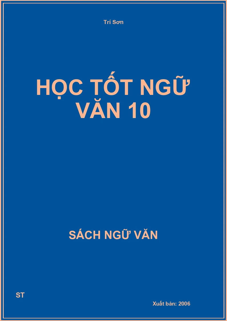 Học tốt Ngữ Văn 10