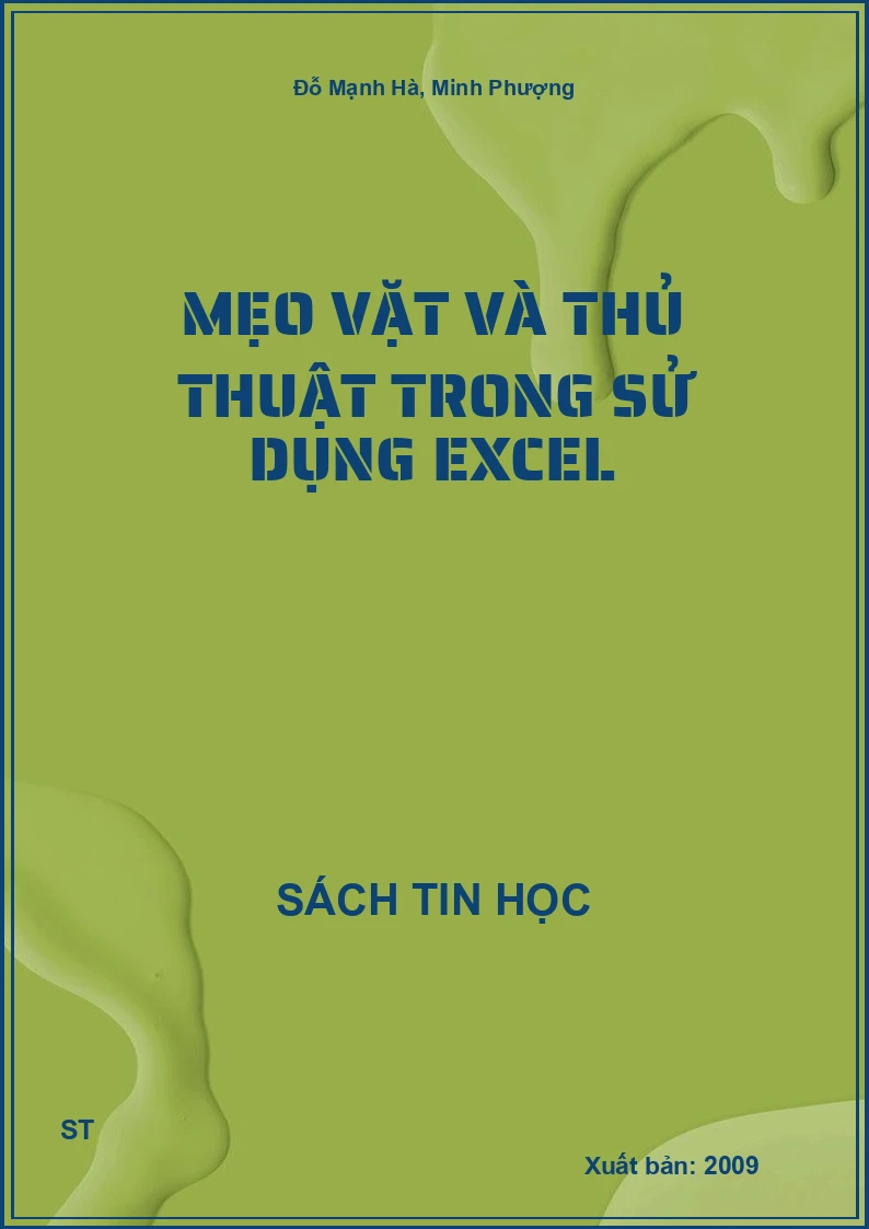 Mẹo vặt và thủ thuật trong sử dụng excel