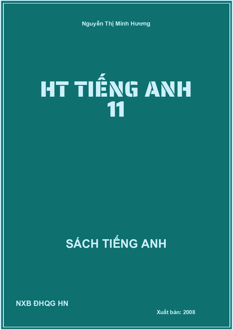 HT Tiếng Anh 11