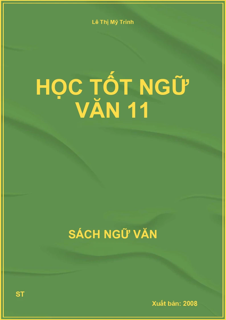 Học tốt Ngữ Văn 11