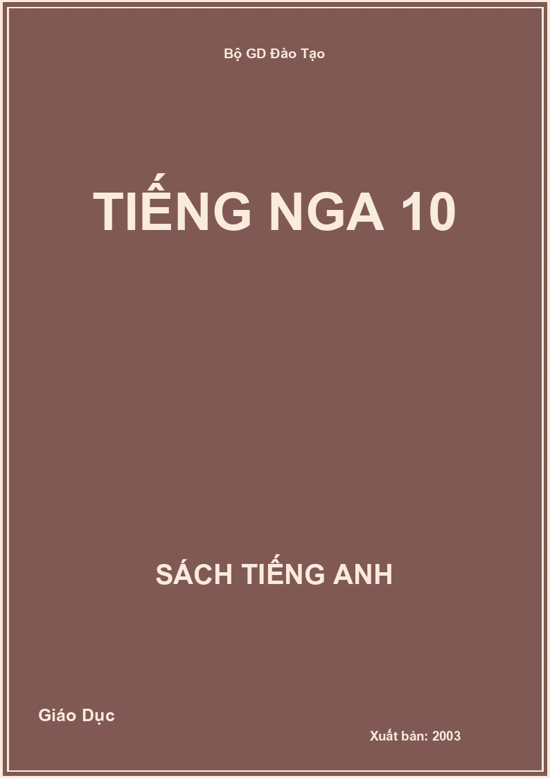 Tiếng Nga 10