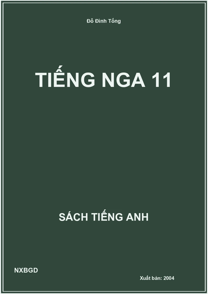Tiếng Nga 11