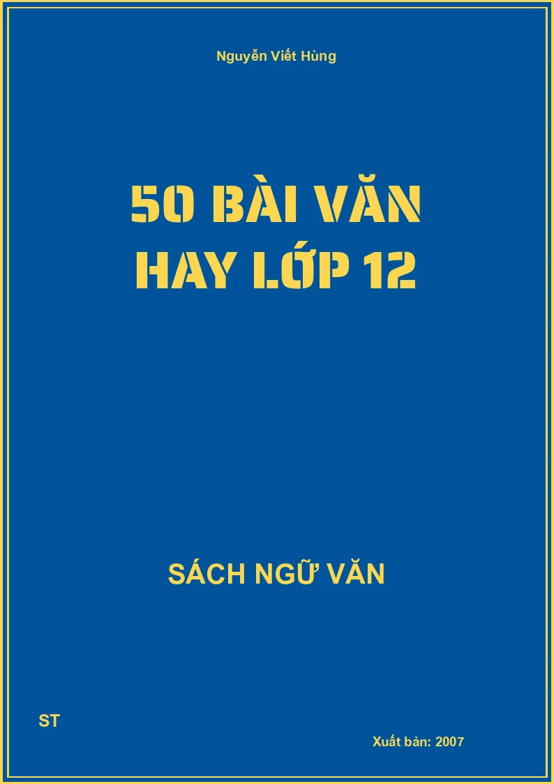 50 bài văn hay lớp 12
