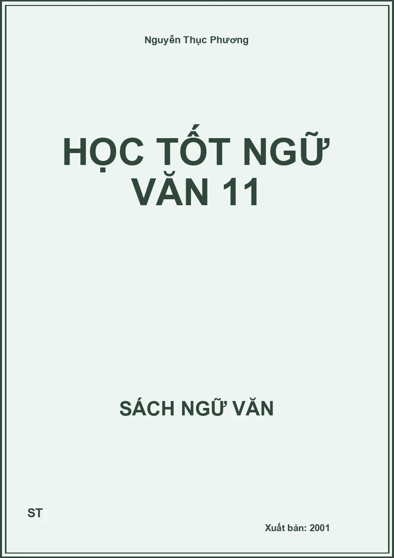 Học tốt Ngữ văn 11