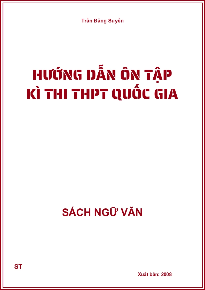 Hướng dẫn ôn tập kì thi THPT Quốc gia