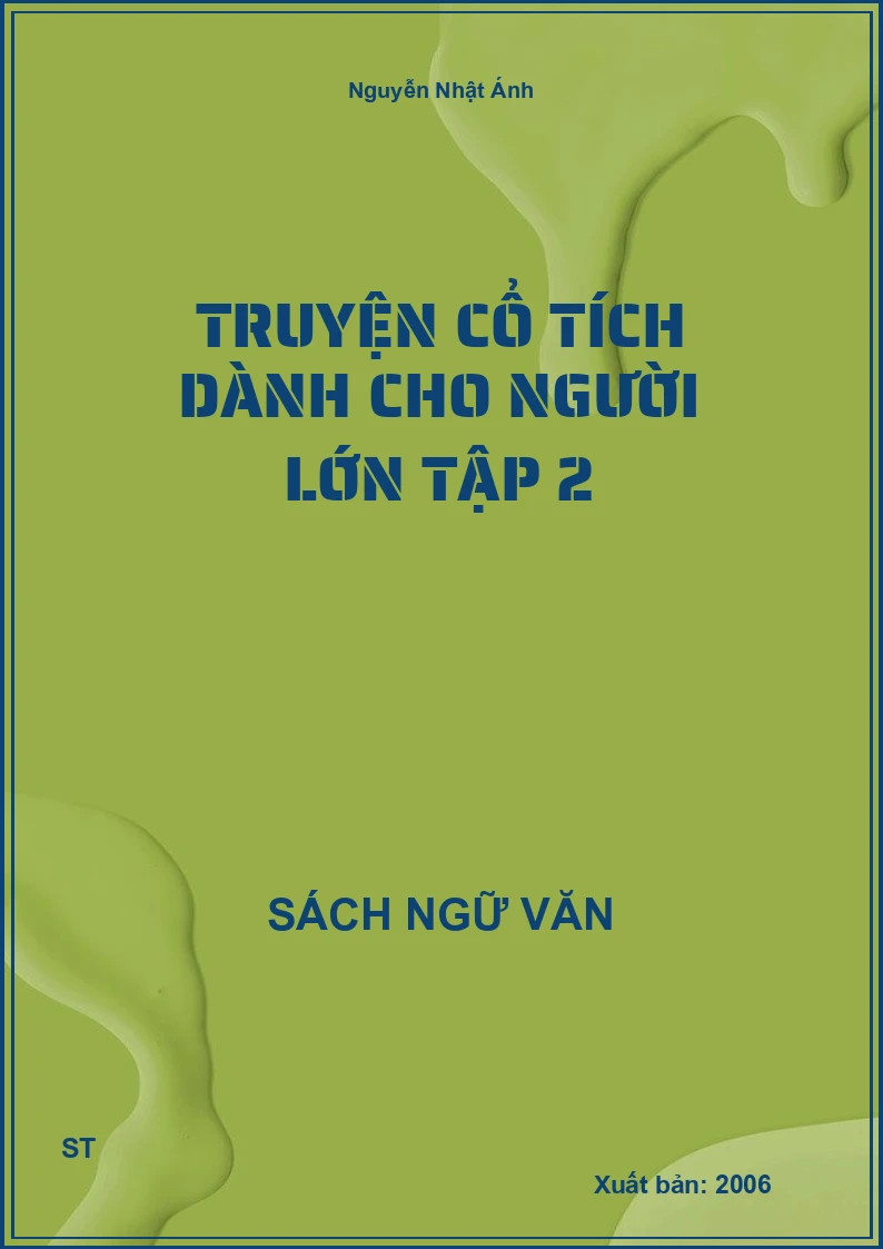 Truyện cổ tích dành cho người lớn tập 2