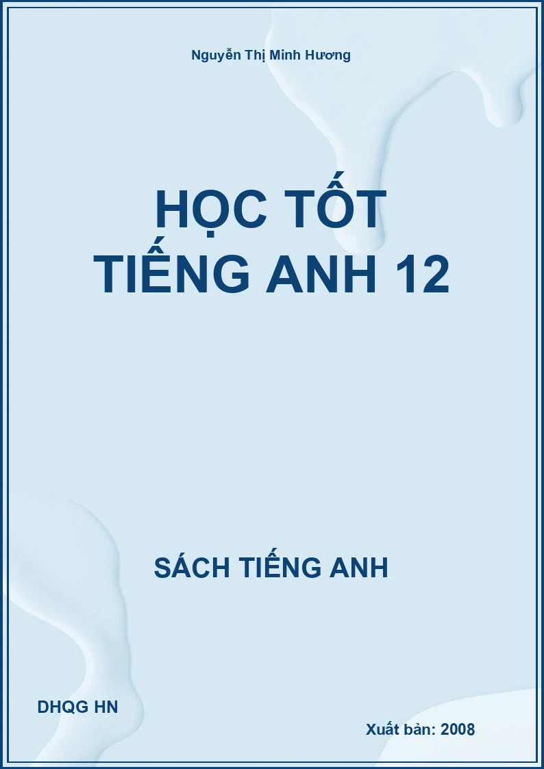 Học tốt Tiếng Anh 12