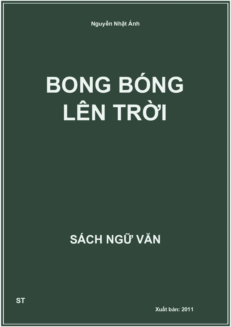 Bong bóng lên trời