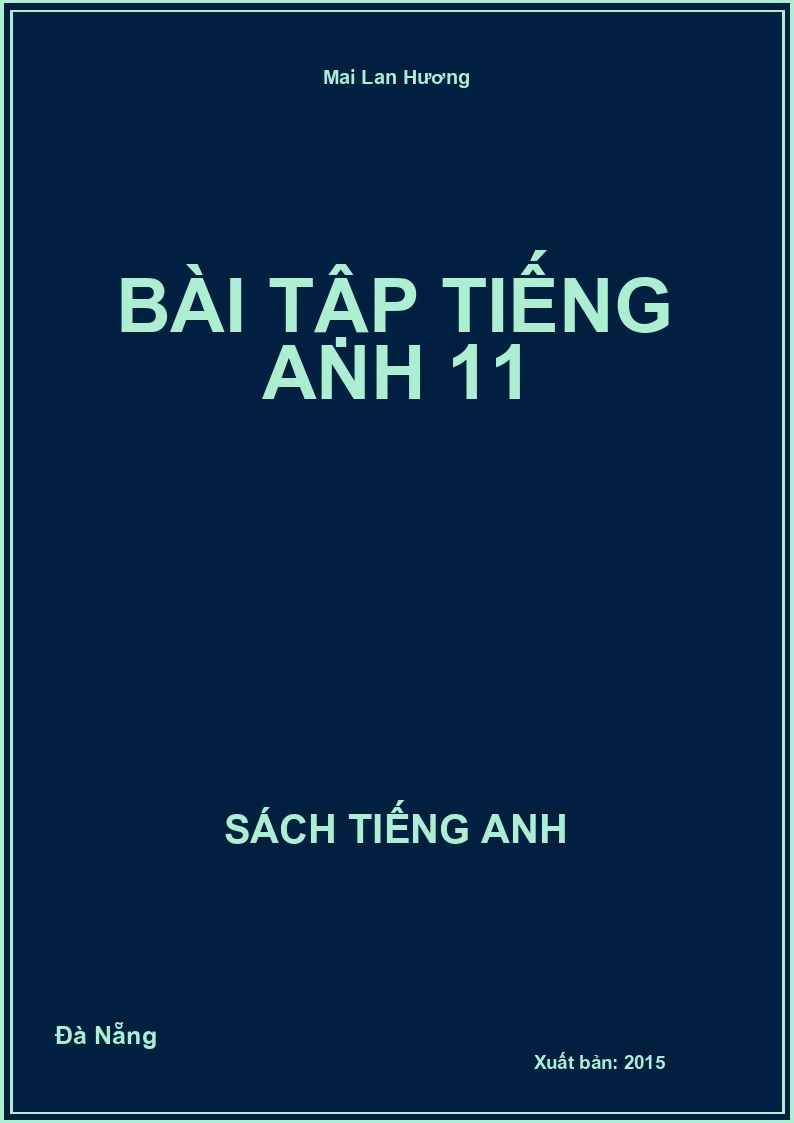 Bài tập Tiếng Anh 11