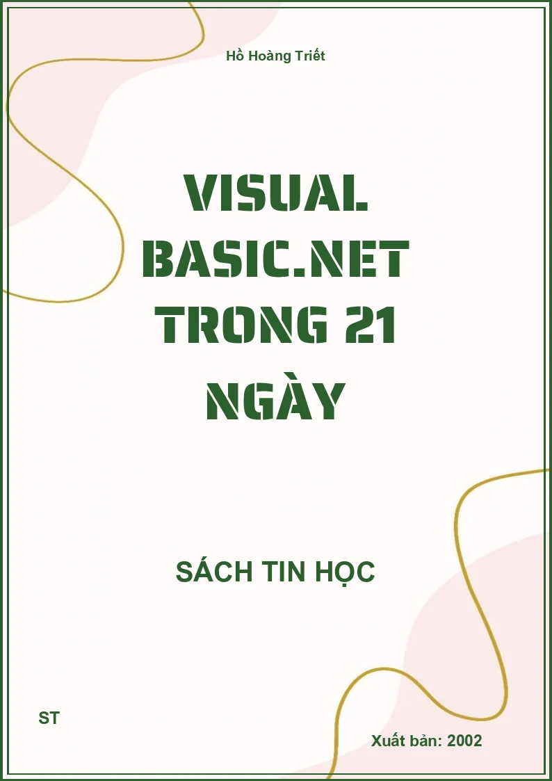 Visual Basic.Net trong 21 ngày