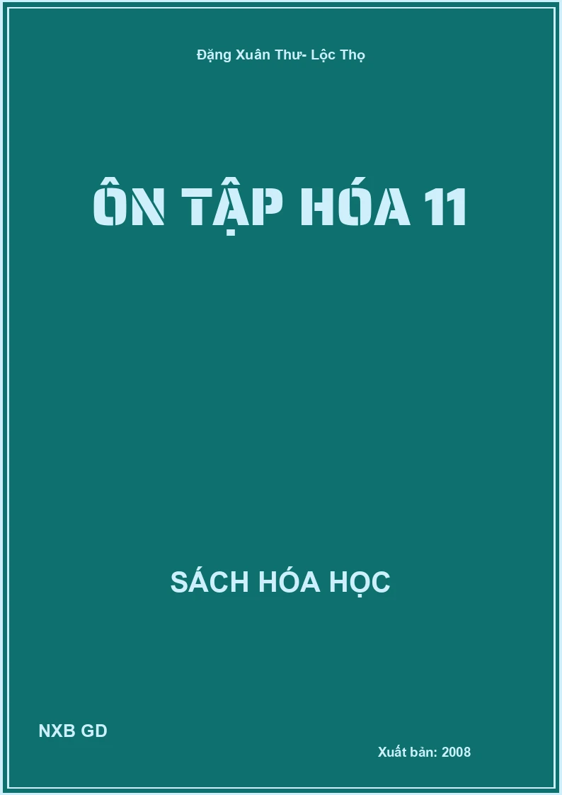 Ôn tập hóa 11