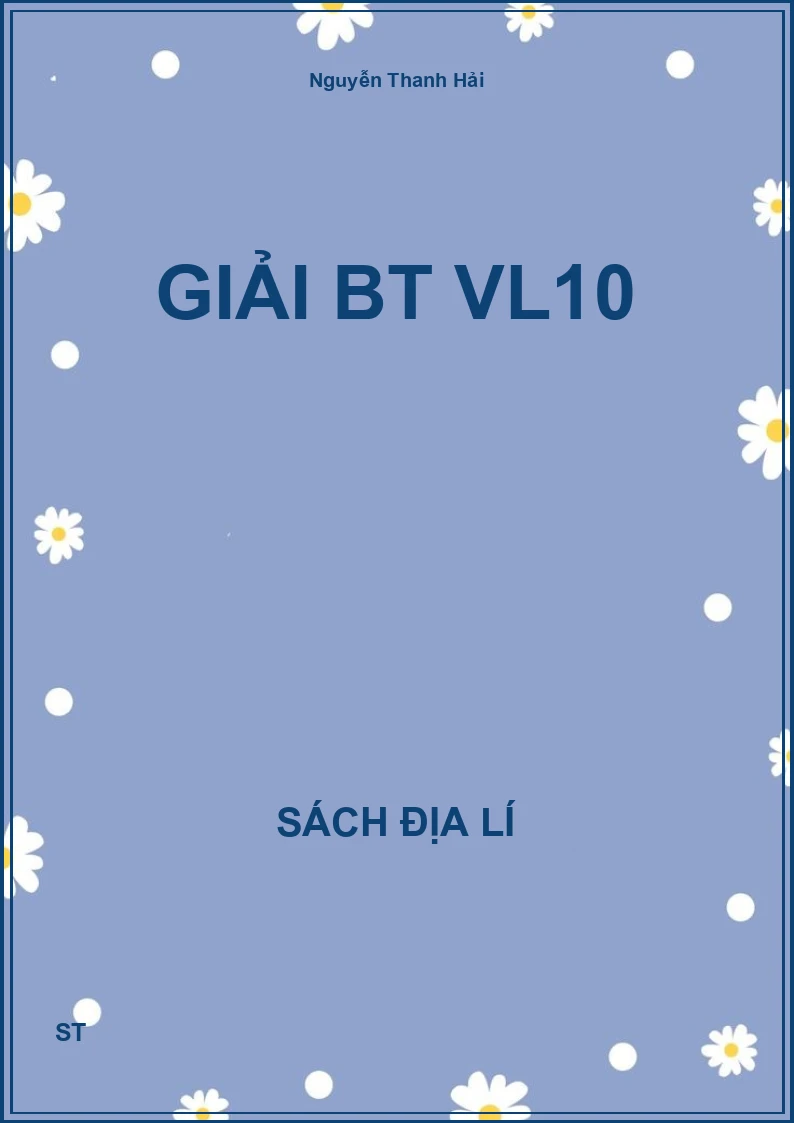 Giải BT VL10