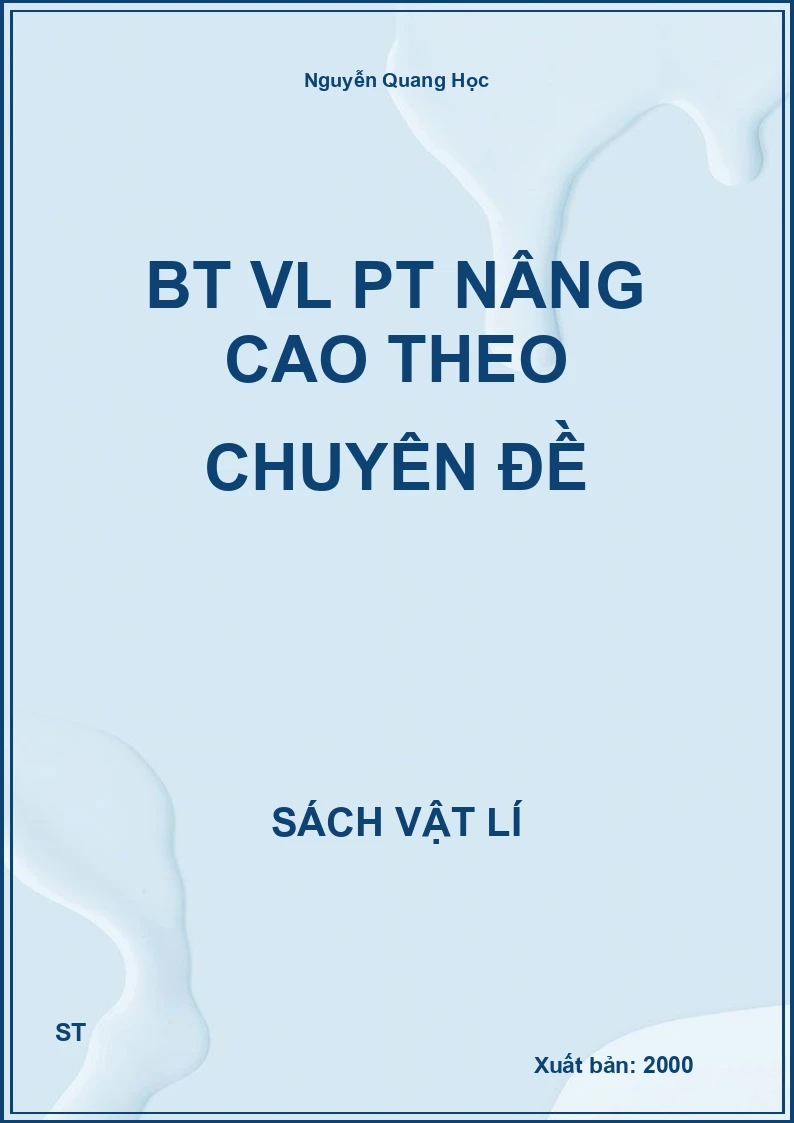 BT VL PT nâng cao theo chuyên đề