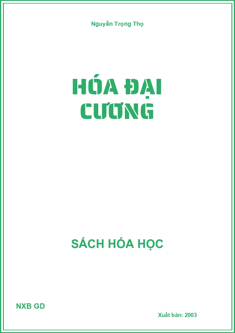hóa đại cương