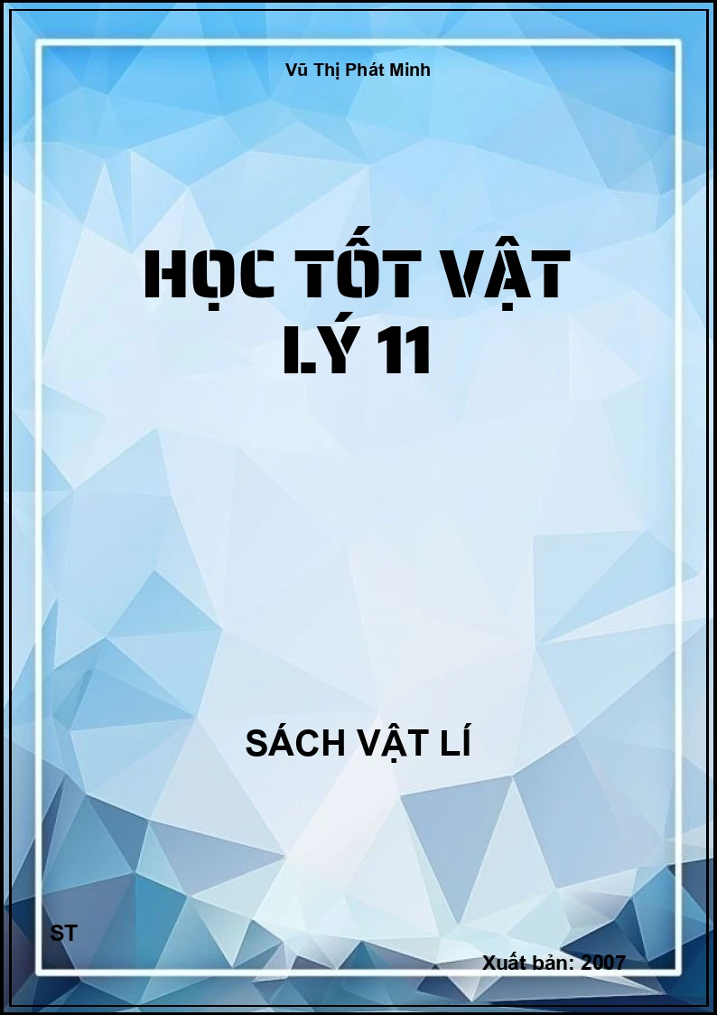 Học tốt Vật lý 11