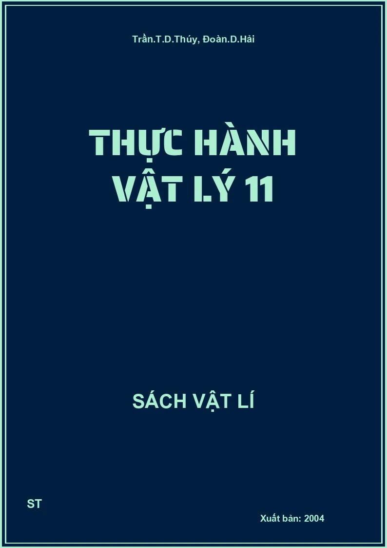 Thực hành vật lý 11