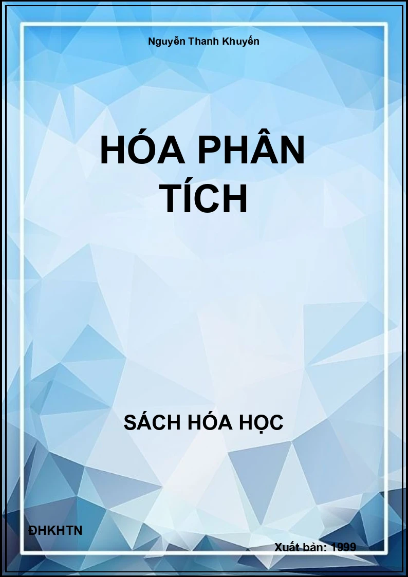 hóa phân tích