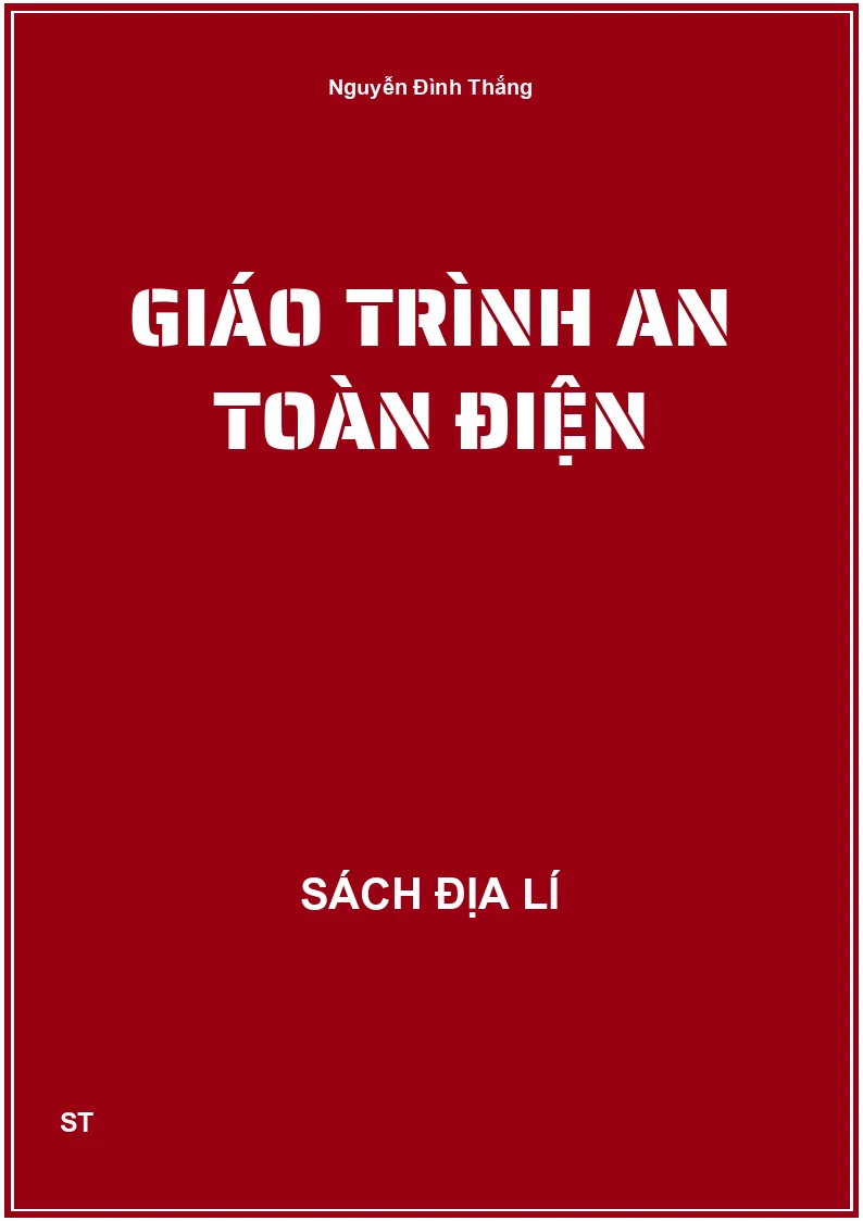 Giáo trình An toàn điện