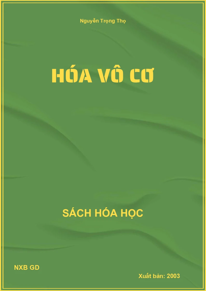 hóa vô cơ