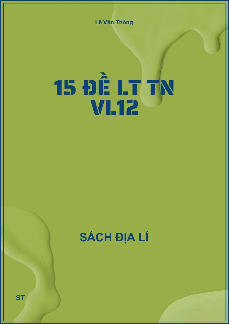 15 đề LT TN VL12