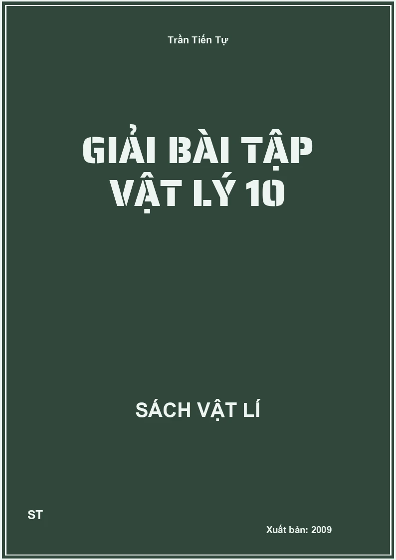 Giải bài tập vật lý 10
