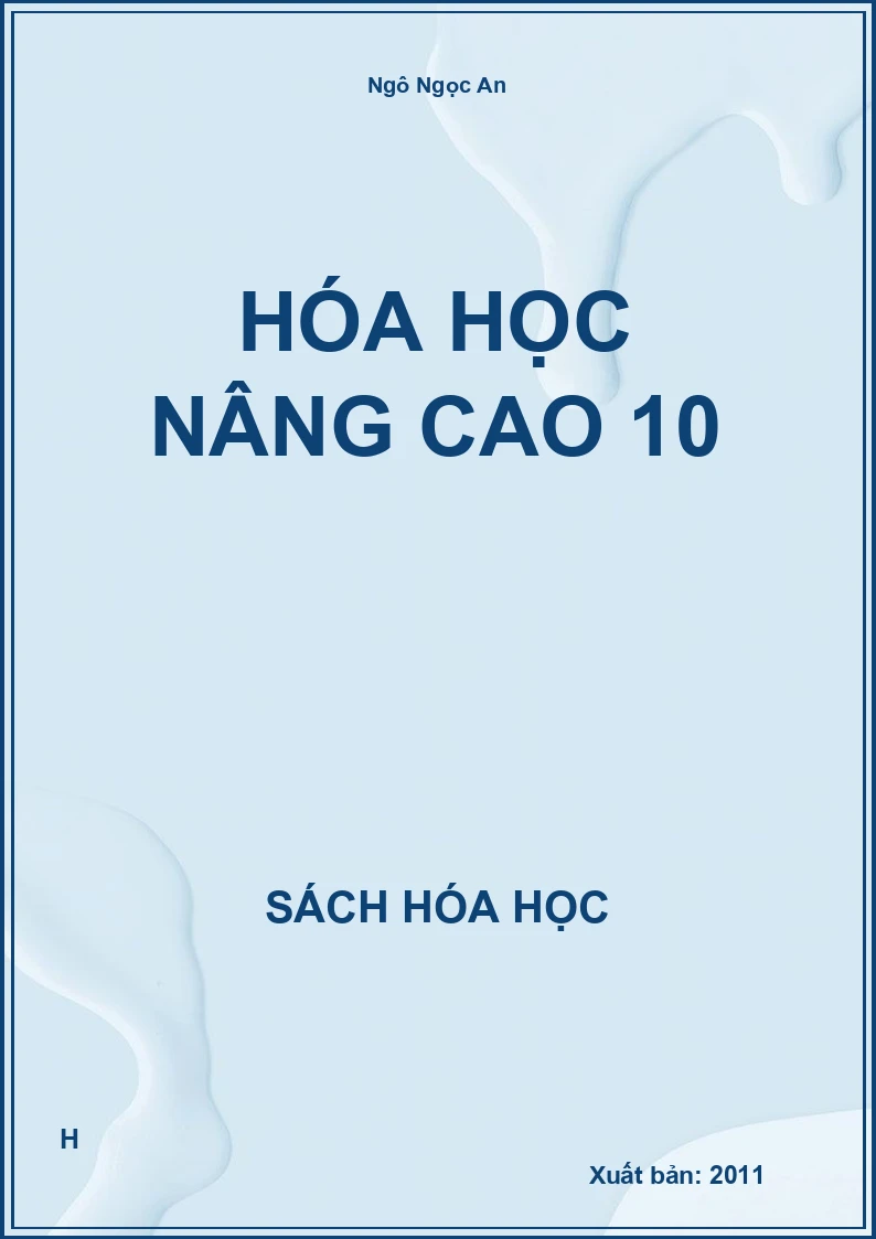 Hóa học nâng cao 10