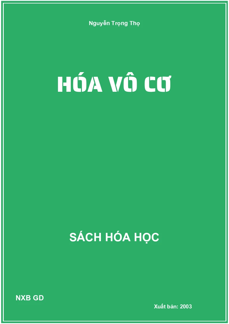 hóa vô cơ