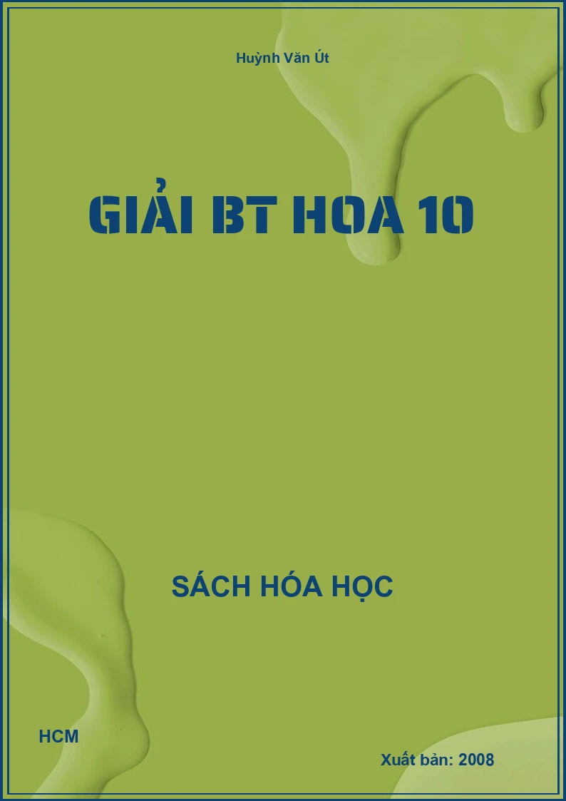Giải BT hoa 10