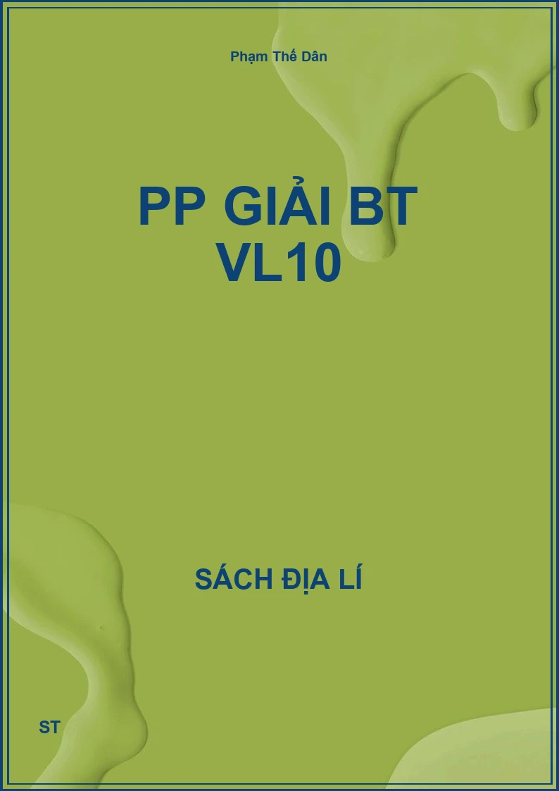 PP Giải BT VL10