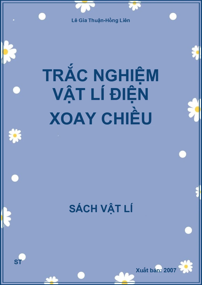Trắc nghiệm vật lí điện xoay chiều