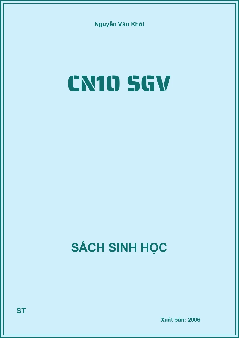 CN10 SGV