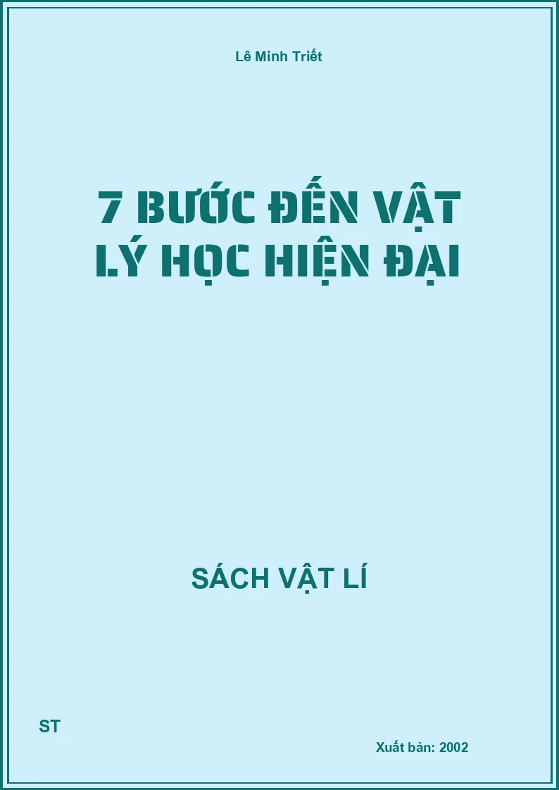 7 bước đến vật lý học hiện đại