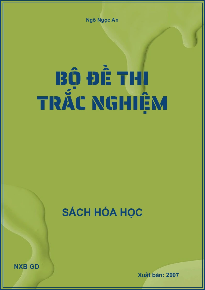 Bộ đề thi trắc nghiệm