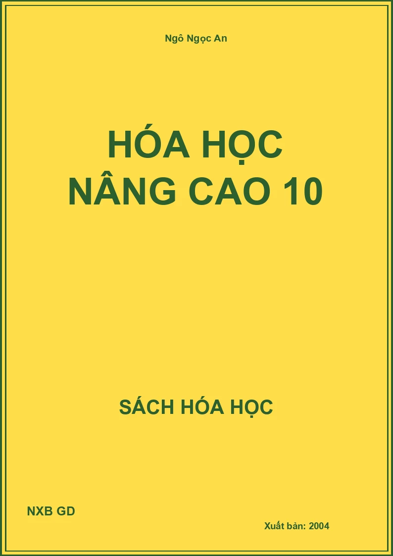 hóa học nâng cao 10