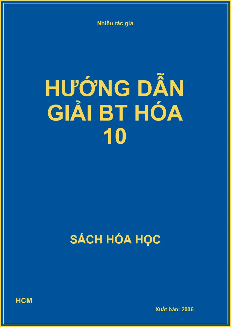 hướng dẫn giải BT hóa 10
