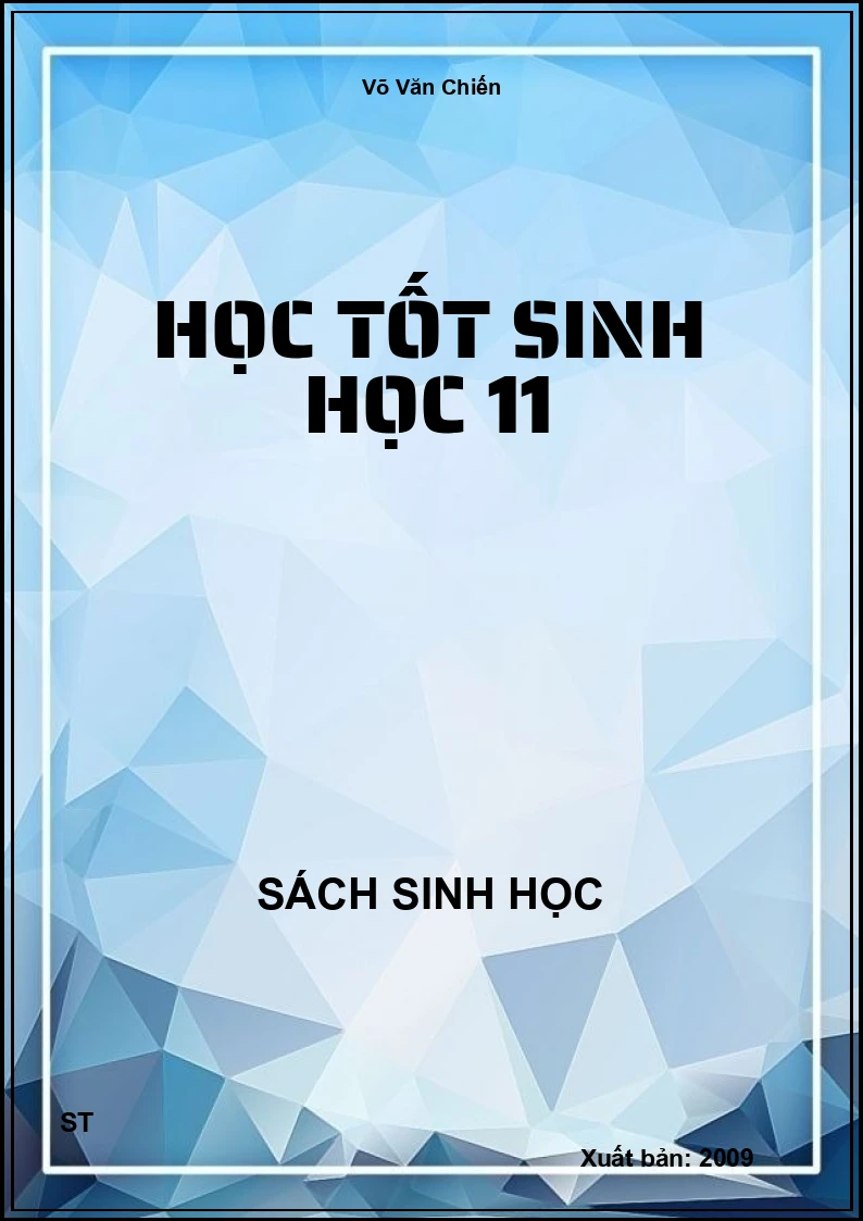 Học tốt sinh học 11
