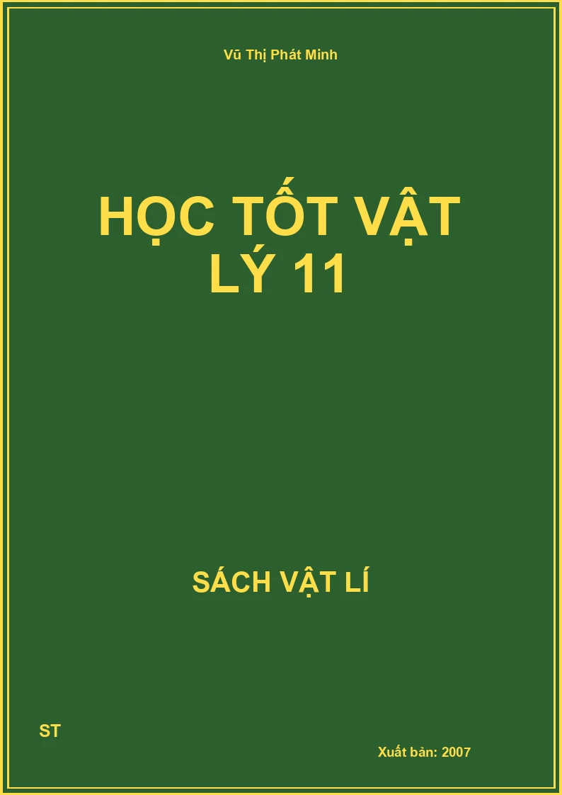Học tốt Vật lý 11
