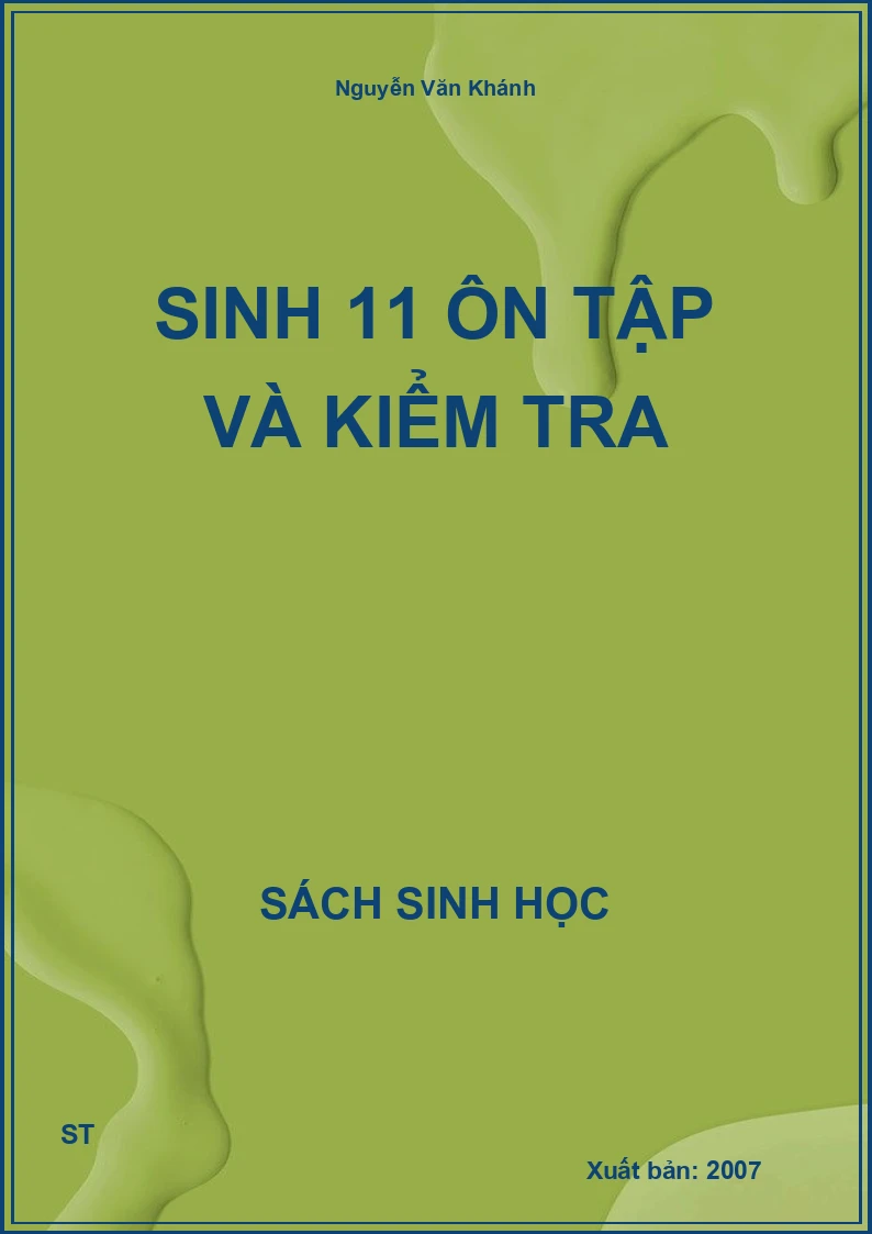 sinh 11 ôn tập và kiểm tra