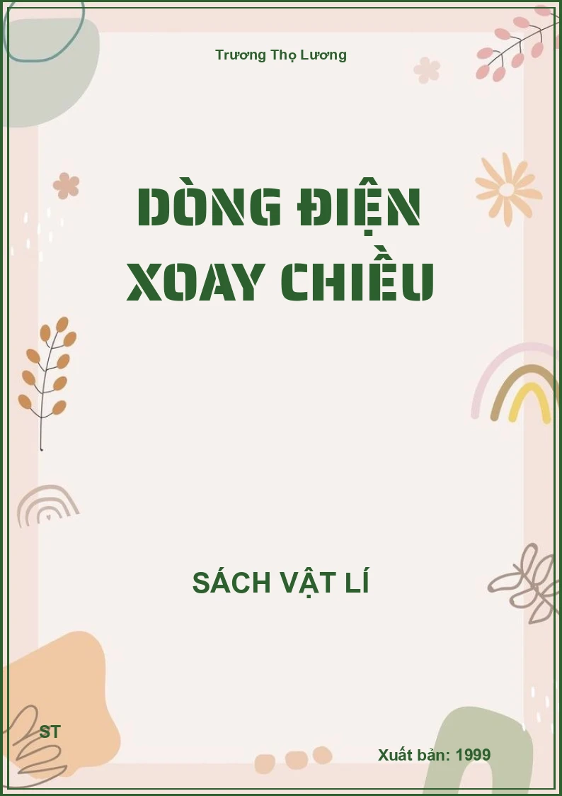 Dòng điện xoay chiều