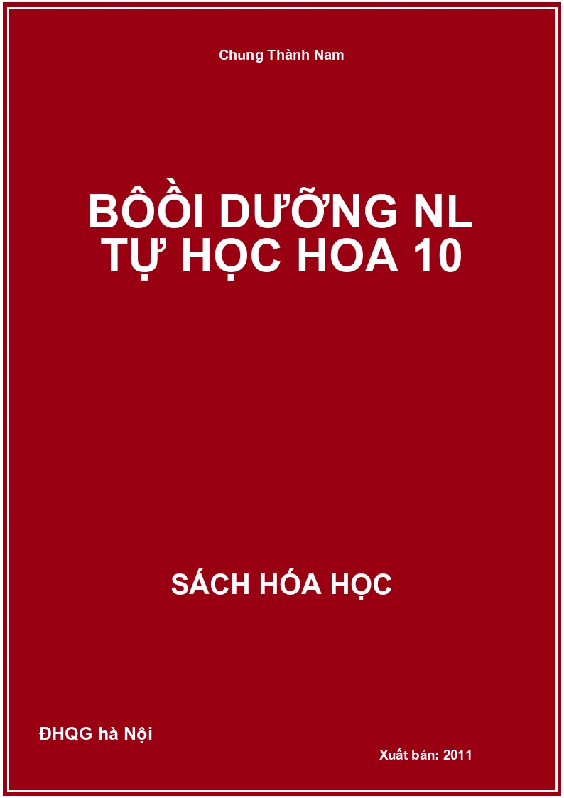 Bôồi dưỡng NL tự học hoa 10
