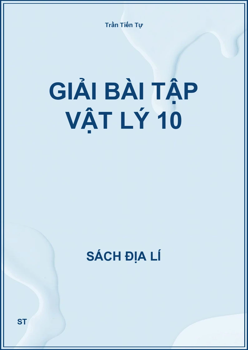 Giải bài tập vật lý 10