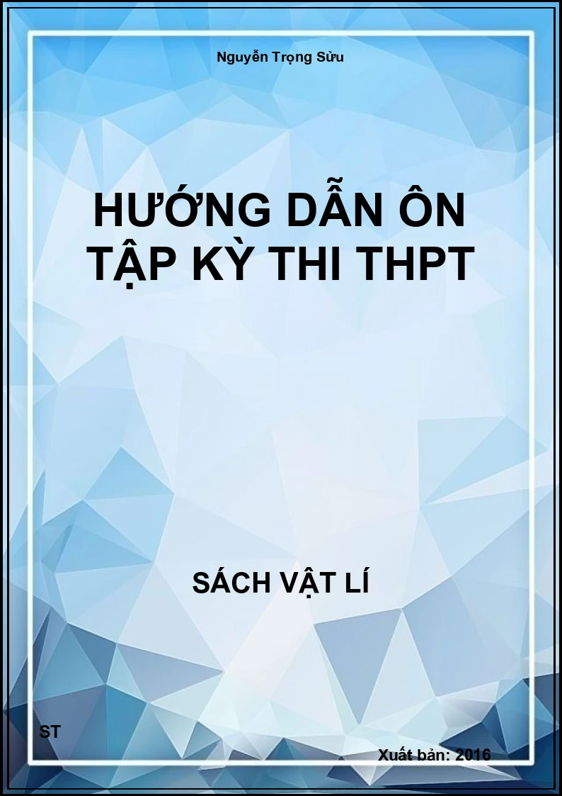 Hướng dẫn ôn tập kỳ thi THPT