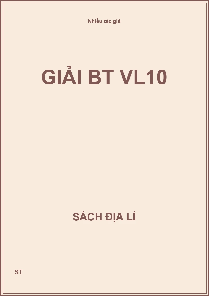 Giải BT VL10