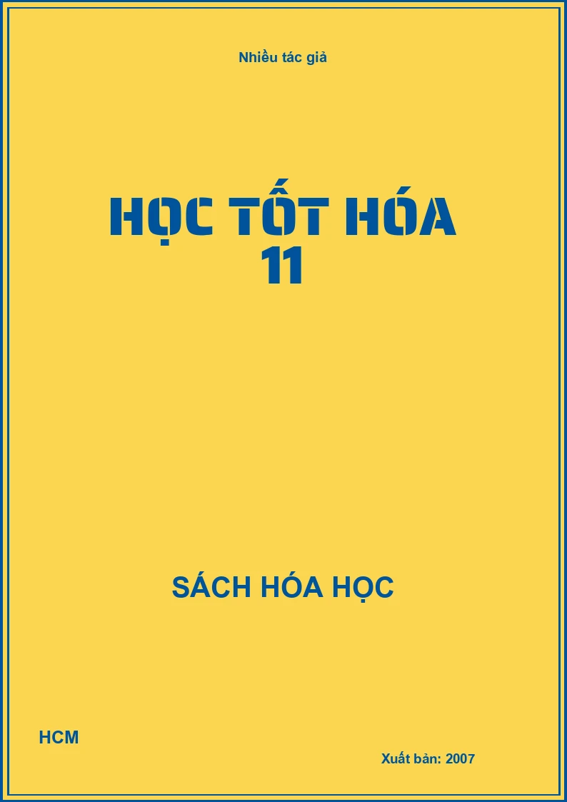 Học tốt hóa 11