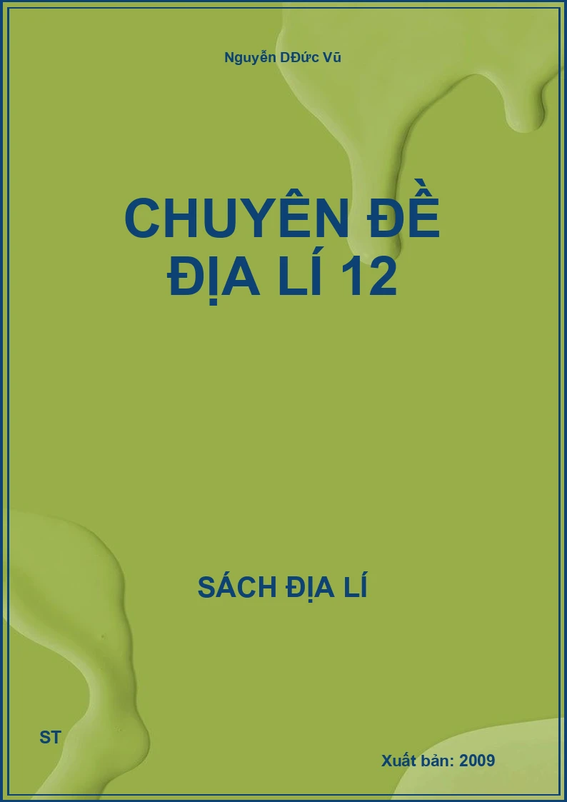 Chuyên đề địa lí 12