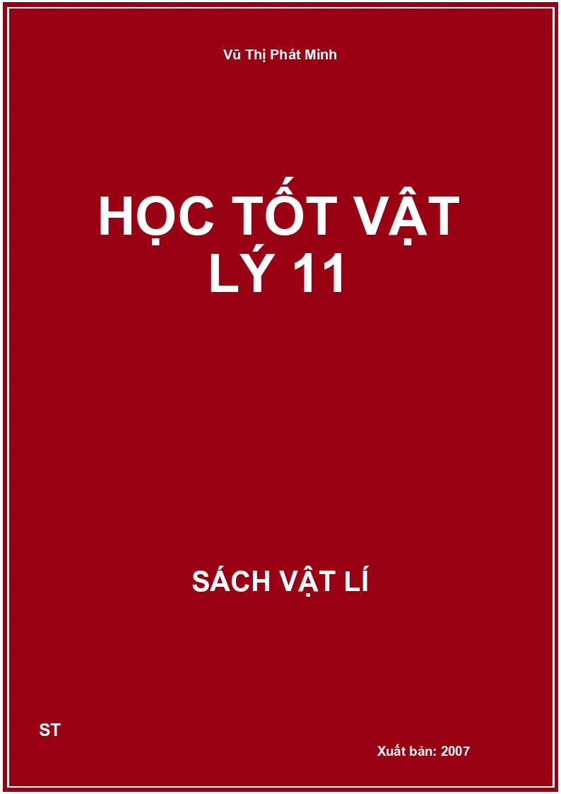 Học tốt Vật lý 11